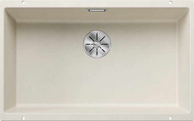 Darmowa Dostawa - Zlewozmywak granitowy 70x40 cm biały Blanco Subline 700-U Level 527173