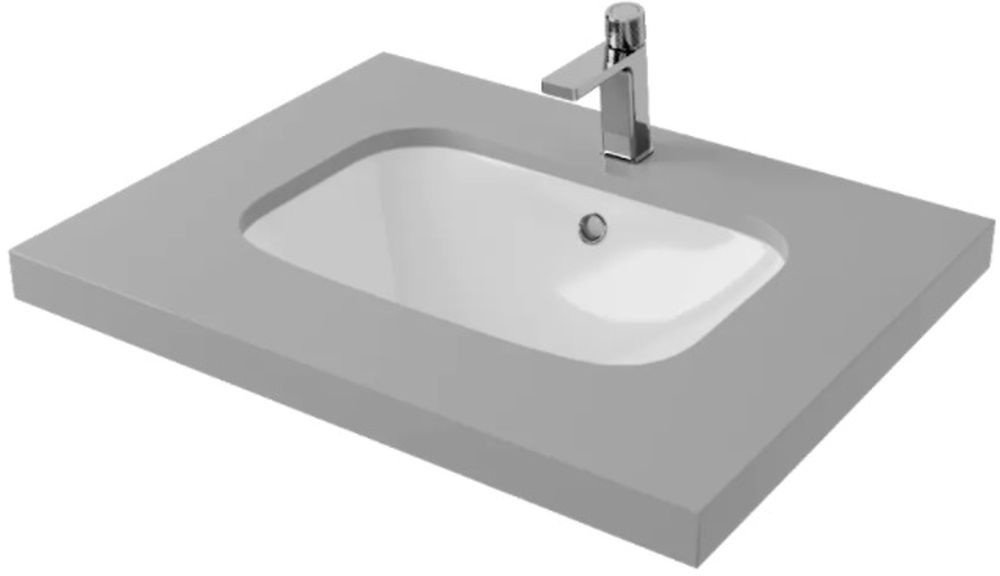 Darmowa Dostawa - Umywalka 56.5x40 cm prostokątna podblatowa biała Excellent Candera CEEX5121565WH