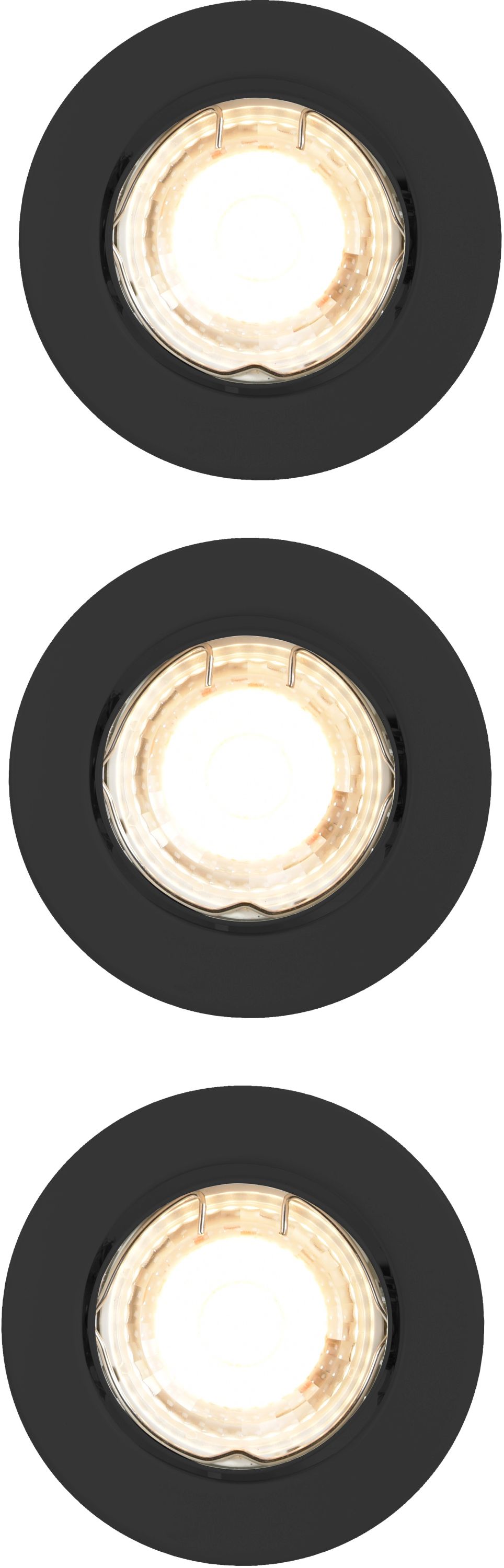 Darmowa Dostawa - Lampa do zabudowy 3x4.7 W czarny Nordlux Canis 49330103