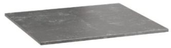 Darmowa Dostawa - Blat naszafkowy 50.5x46 cm czarny Defra Konglomerat Etna Black MZKBLA0122