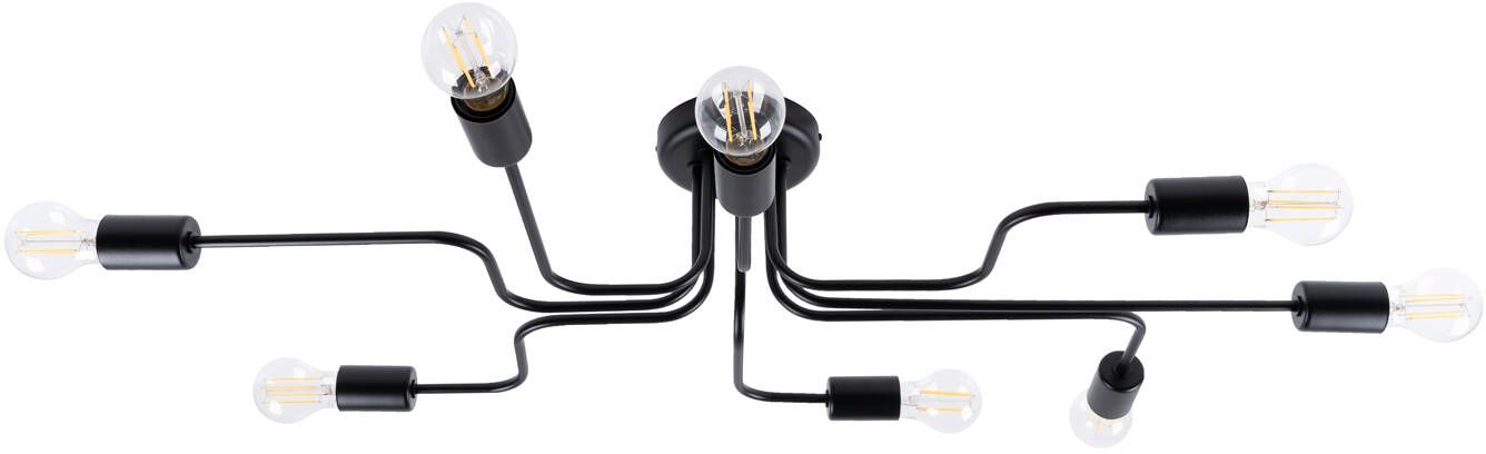 Darmowa Dostawa - Lampa podsufitowa powyżej 6x15 W czarna Sollux Lighting Vector SL1448