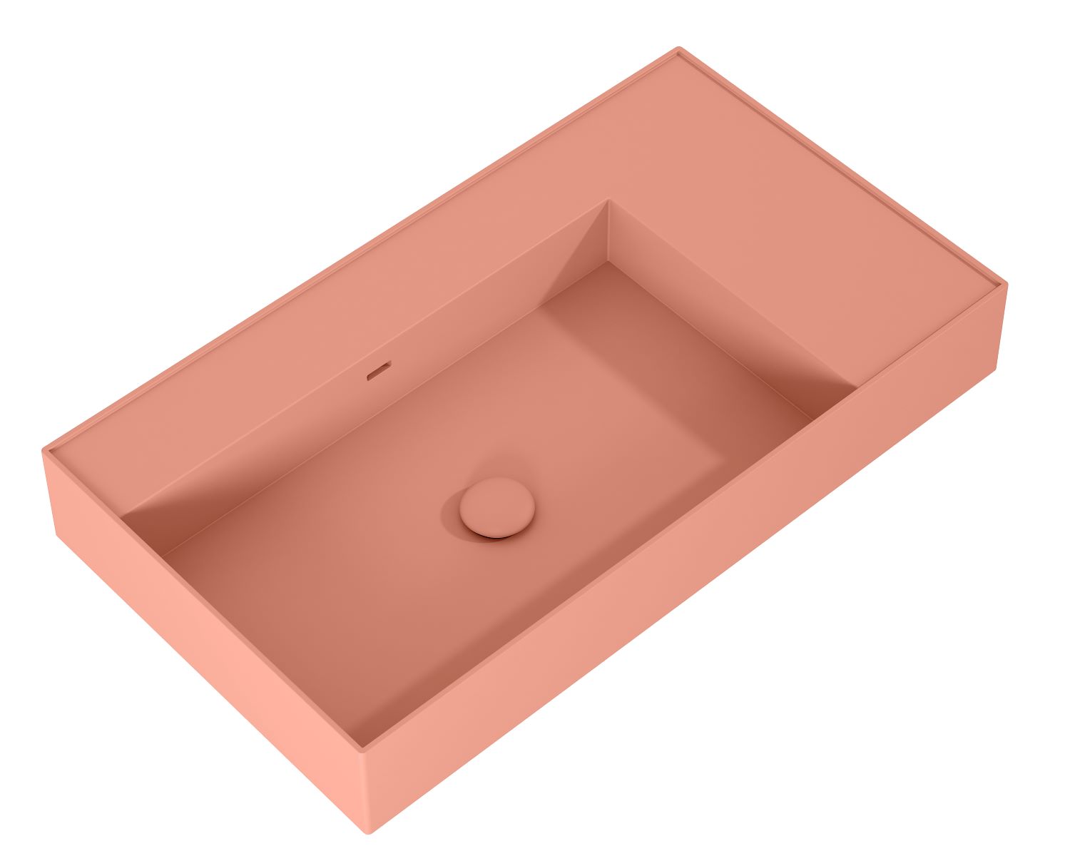 Darmowa Dostawa - Umywalka 80.5x45.5 cm prostokątna ścienna różowa Elita Level RE041461176600