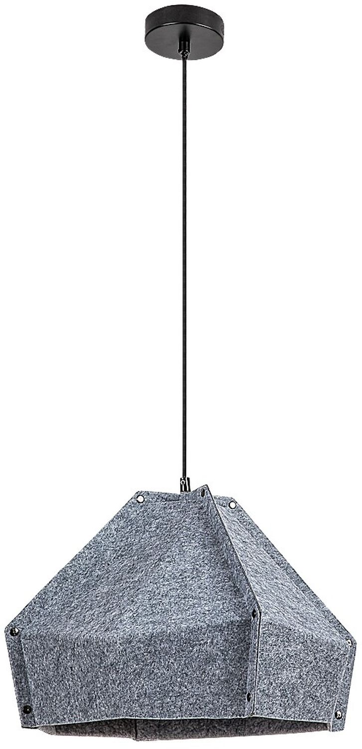 Darmowa Dostawa - Lampa wisząca 1x40 W czarna-szary/popielaty Rabalux Lomiro 72000