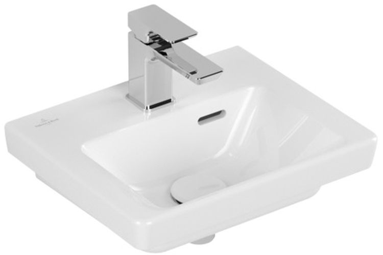 Darmowa Dostawa - Umywalka 37x30.5 cm prostokątna ścienna biała Villeroy & Boch Subway 3.0 437037R1