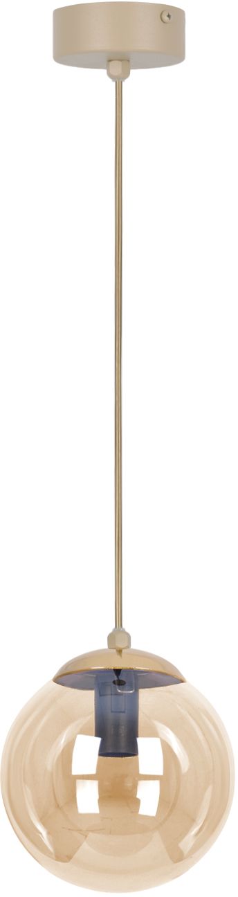 Darmowa Dostawa - Lampa wisząca 1x10 W bursztynowa-beżowa Kaja Felix K5780