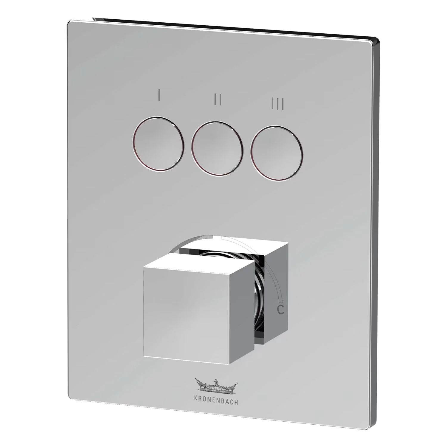 Darmowa Dostawa - Bateria wannowo-prysznicowa podtynkowa chrom Kronenbach Smart Push 19045003CR
