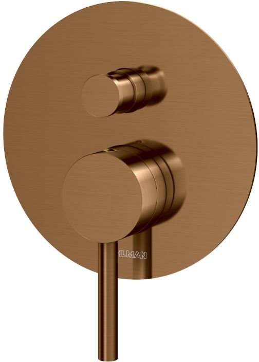 Darmowa Dostawa - Bateria wannowo-prysznicowa podtynkowa miedź Kohlman Axel Brushed Copper QW210ABC