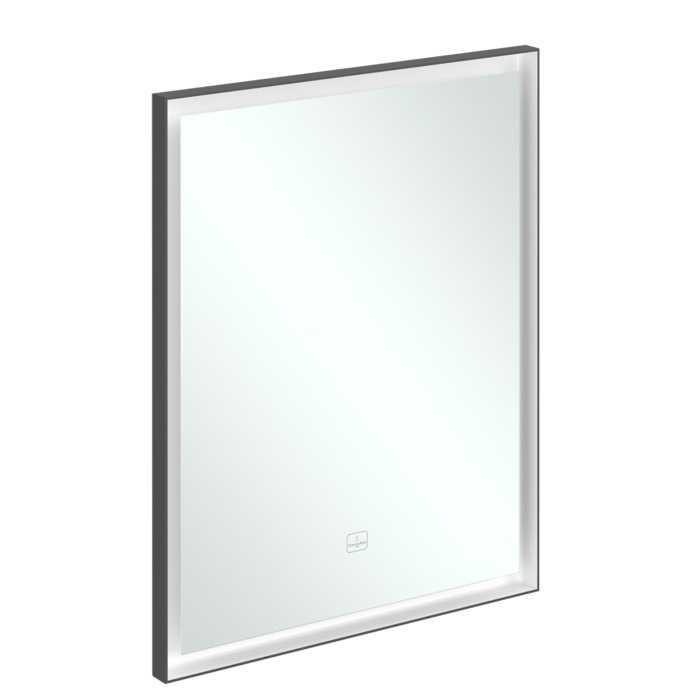 Darmowa Dostawa - Lustro 60x75 cm prostokątne z oświetleniem srebrny Villeroy & Boch Subway 3.0 A46360BC