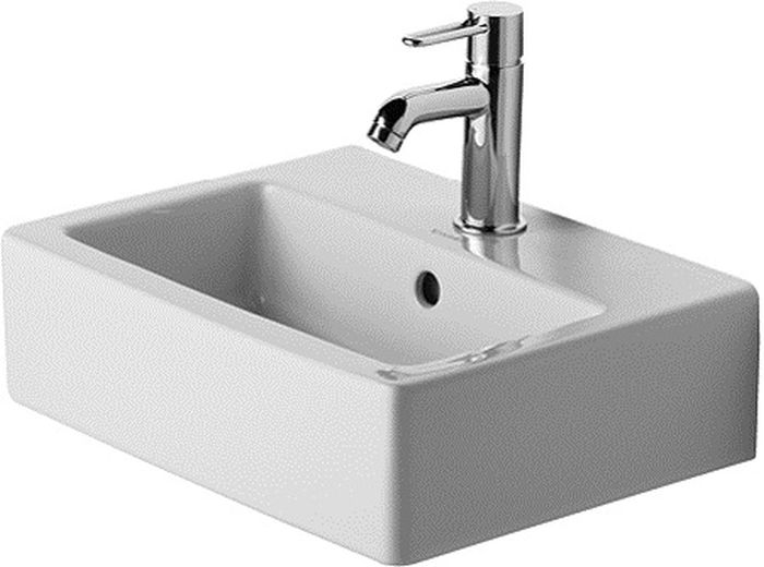 Darmowa Dostawa - Umywalka 45x35 cm prostokątna ścienna biała Duravit Vero 0704450027