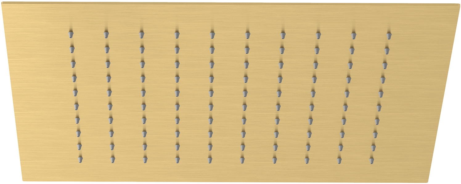 Darmowa Dostawa - Deszczownica 34x34 cm kwadratowa złoty Kludi Asana 69400N000