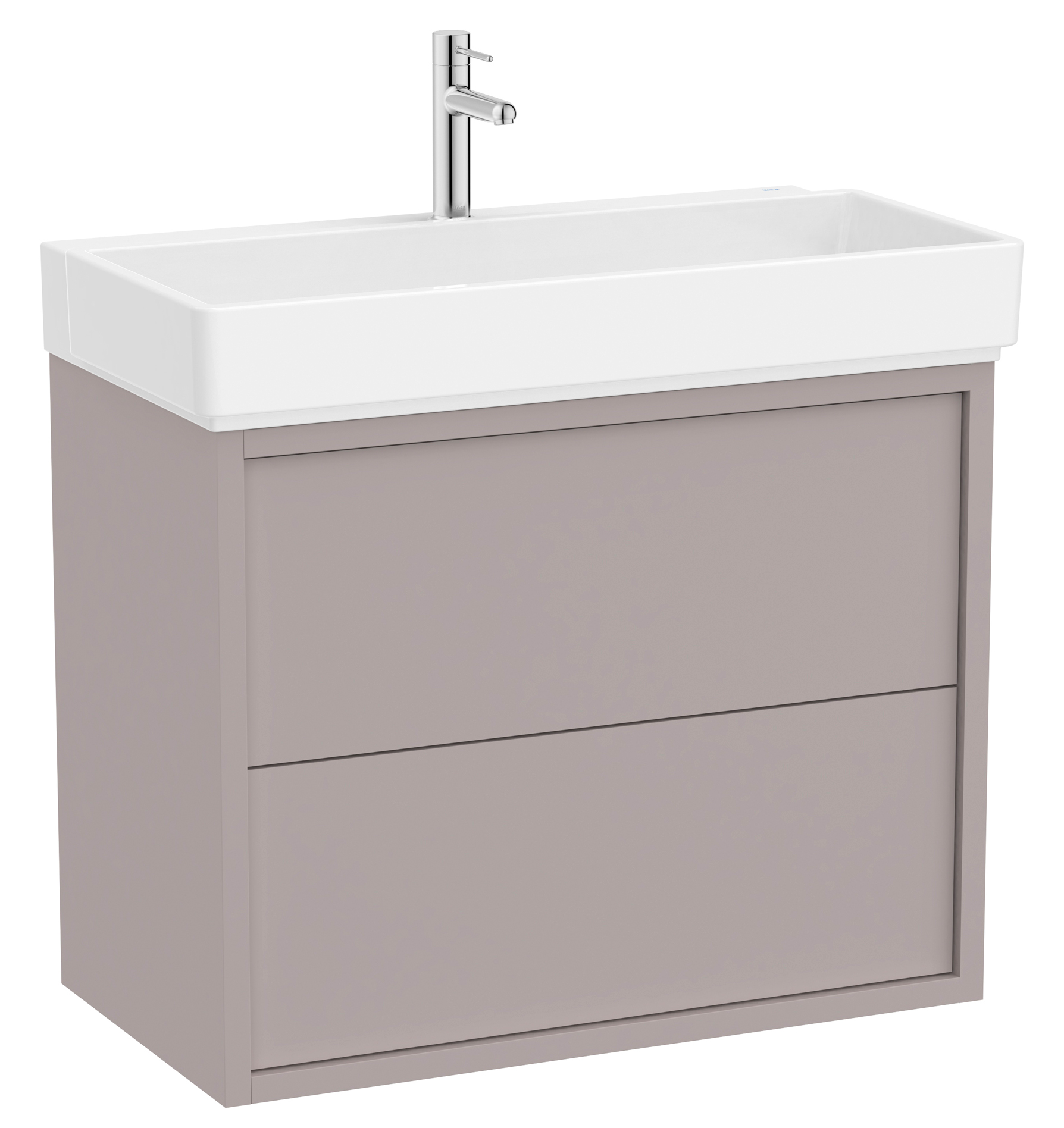 Darmowa Dostawa - Umywalka z szafką 80 cm szarą Roca Tura A852033559