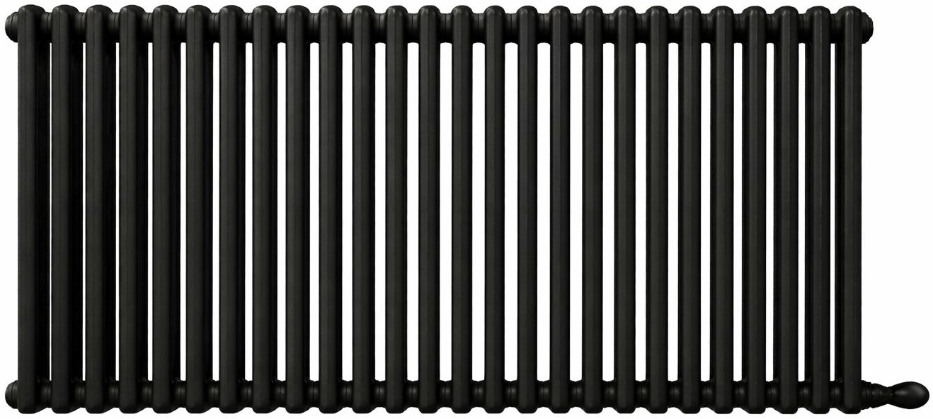 Darmowa Dostawa - Grzejnik pokojowy 56.5x108 cm podłączenie dolne czarny Irsap Tesi 4 IRSTES405624K1V