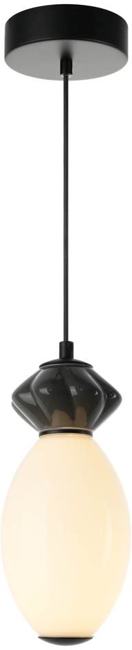 Darmowa Dostawa - Lampa wisząca 1x7 W czarna Italux Balos PND949211BBK