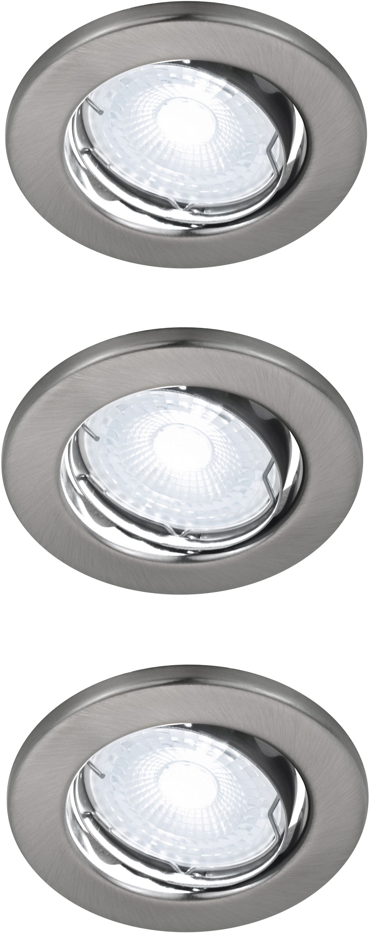 Darmowa Dostawa - Lampa do zabudowy 3x4.7 W nikiel Nordlux Canis 49390155