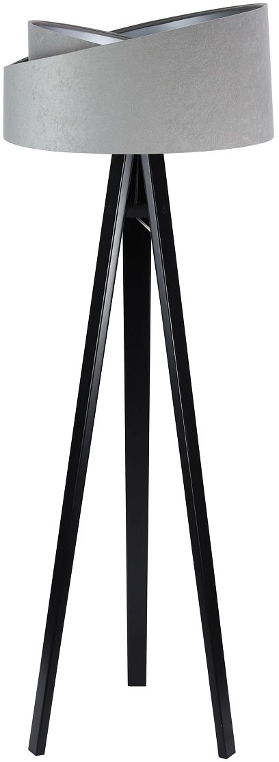 Darmowa Dostawa - Lampa stojąca 1x60 W czarna-szara-srebrna BPS Koncept Galaxy 060P013CZ