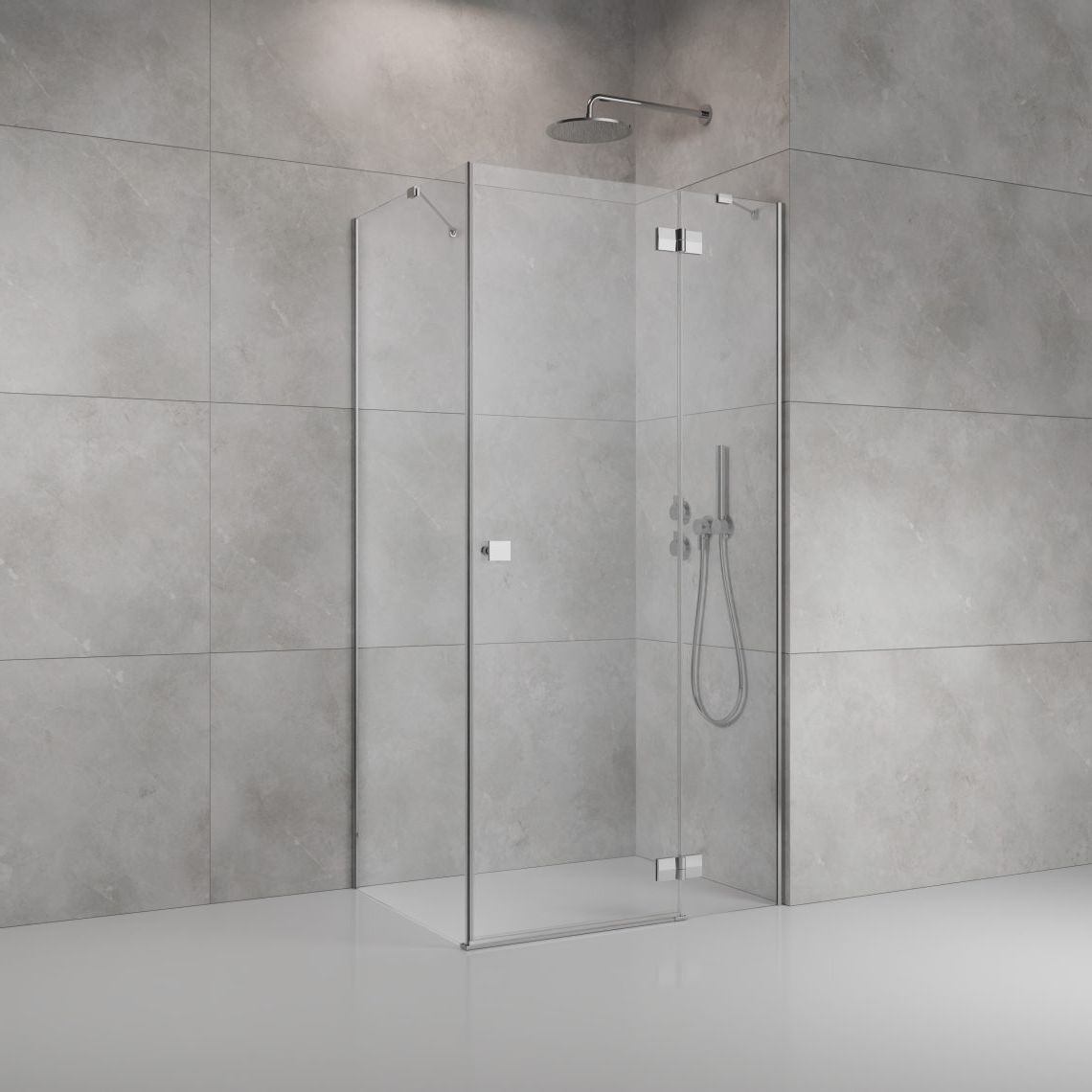 Darmowa Dostawa - Kabina prysznicowa 100x90 cm prostokątna chrom połysk/szkło przezroczyste Radaway Almatea SE KDJ 1321430101R