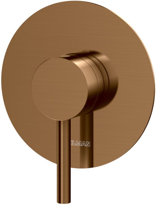 Darmowa Dostawa - Bateria prysznicowa podtynkowa miedź Kohlman Axel Brushed Copper QW220ABC