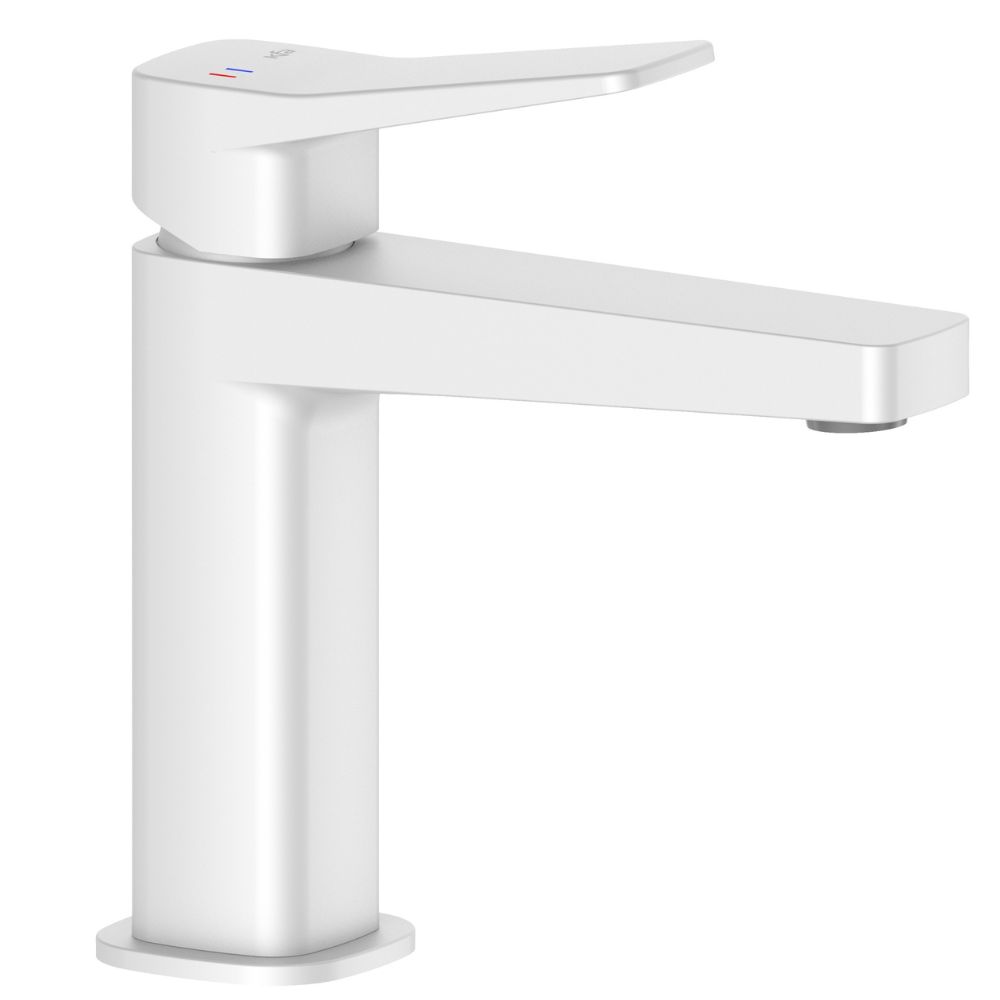 Darmowa Dostawa - Bateria umywalkowa stojąca biała KFA Armatura Malaga White 452281544
