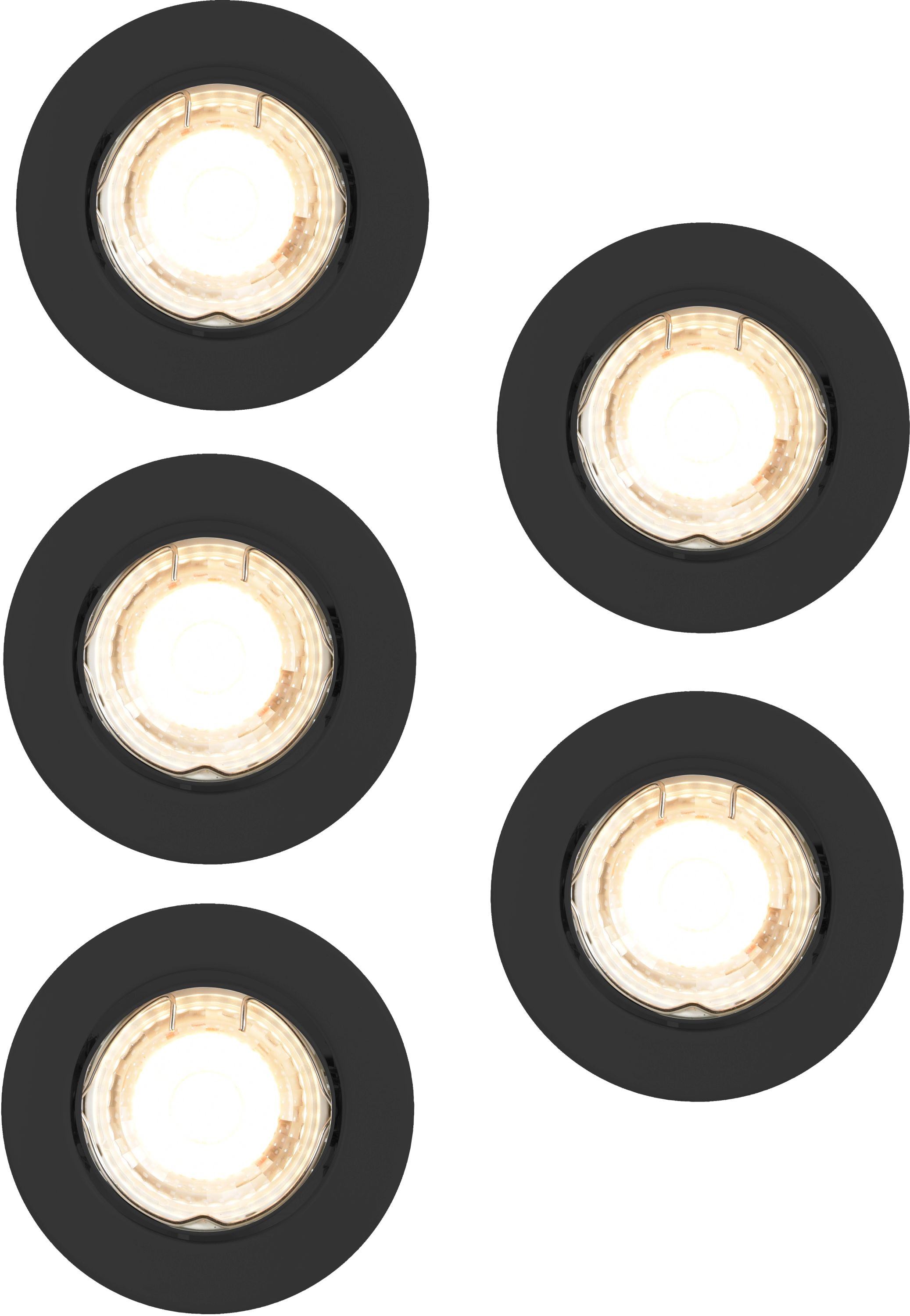 Darmowa Dostawa - Lampa do zabudowy 5x4.7 W czarny Nordlux Canis 49750103