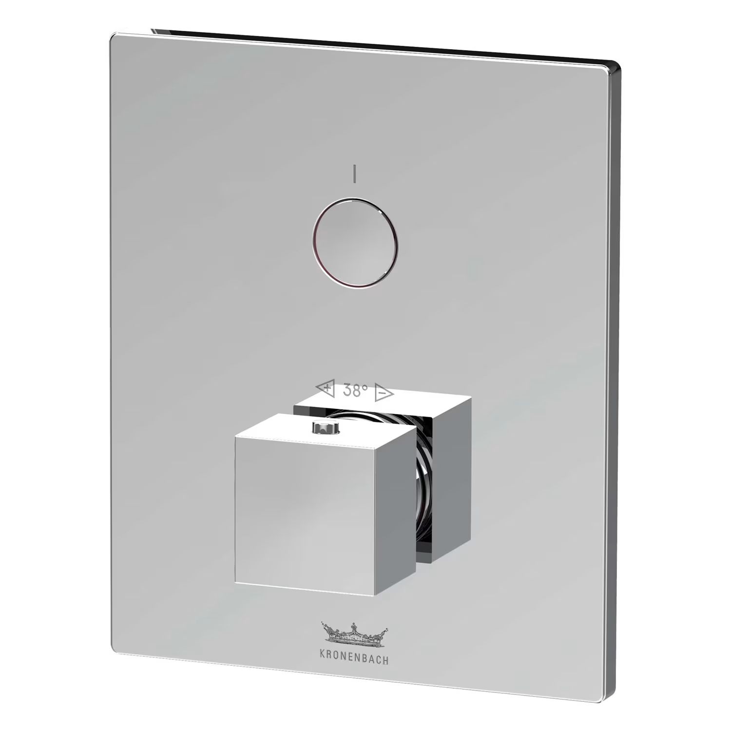 Darmowa Dostawa - Bateria prysznicowa podtynkowa z termostatem chrom Kronenbach Smart Push 19046001CR