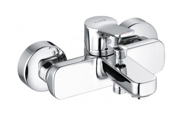 Darmowa Dostawa - Bateria wannowo-prysznicowa ścienna chrom Kludi Pure&Easy 376810565