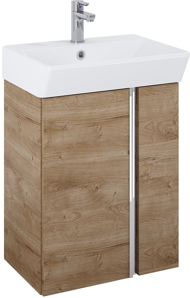 Darmowa Dostawa - Umywalka z szafką 50.5 cm dąb Elita Skye RE020500127050
