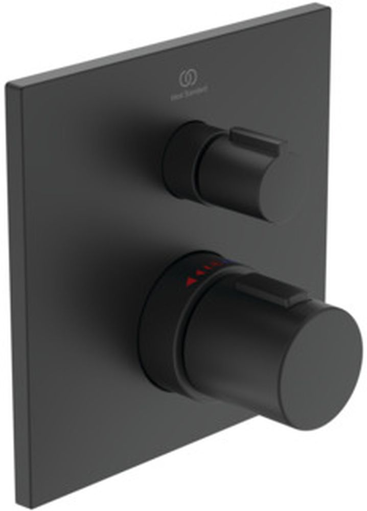 Darmowa Dostawa - Bateria prysznicowa podtynkowa czarna Ideal Standard Ceratherm A6956XG