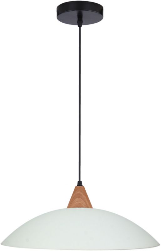 Lampa wisząca Otriks 1 x 60 W E27 biała