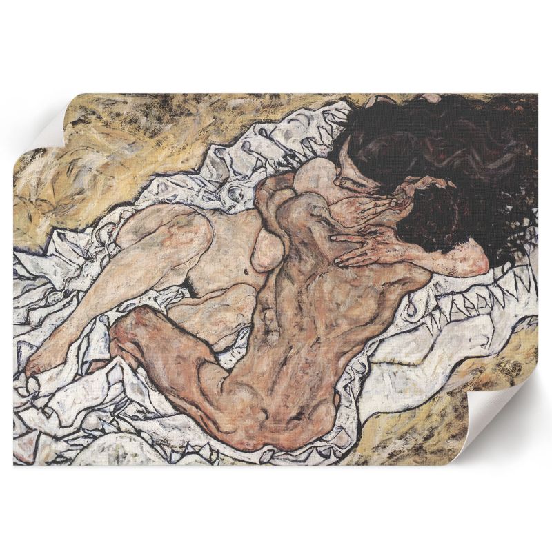 Plakat Do Salonu ArtPrintCave 42x29,7 cm Uścisk Egon Schiele 1 szt.