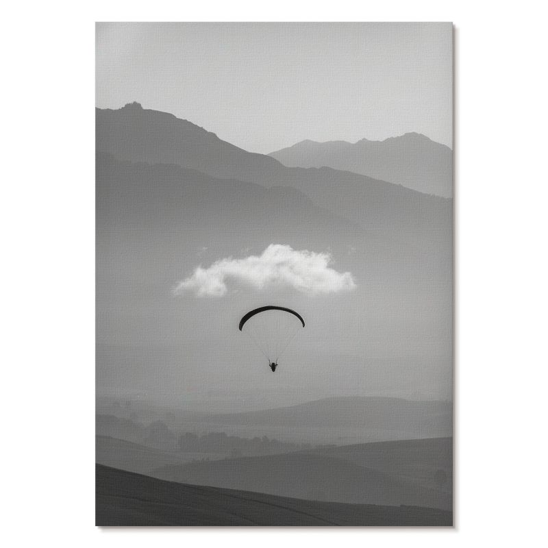 Plakat na Ścianę Tulup 21x29,7 cm (A4) Paralotnia w górach Do salonu, biura, sypialni 1 szt.
