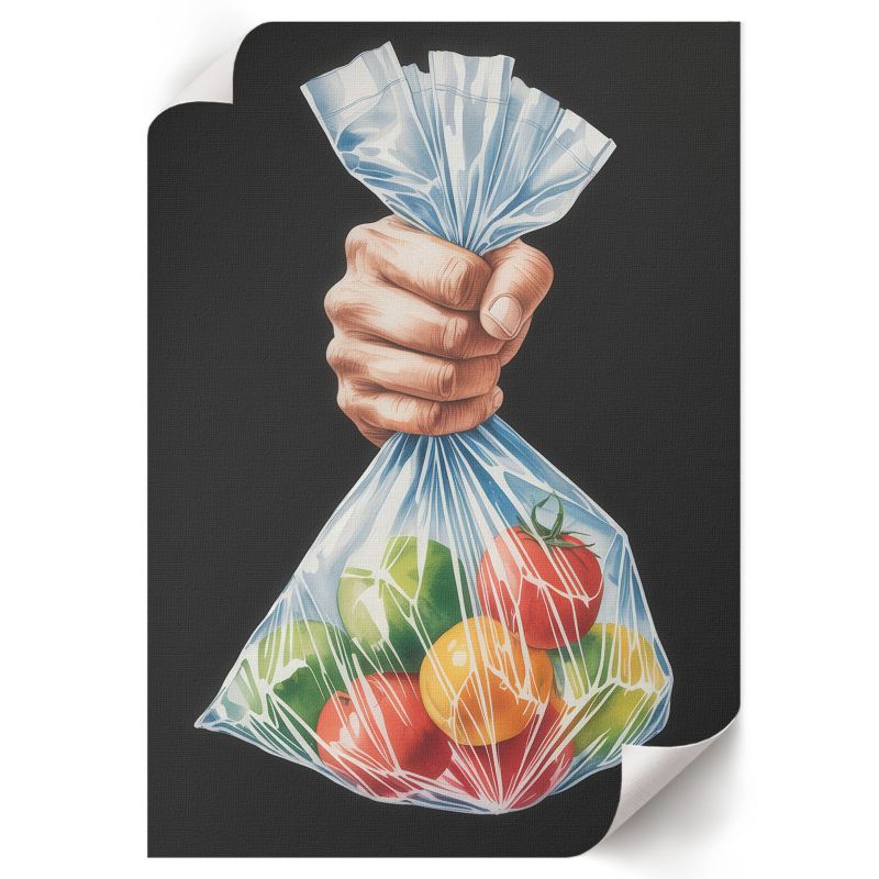 Plakat Na Ścianę ArtPrintCave 21x29,7 cm Owoce w torbie CMYK Group 1 szt.