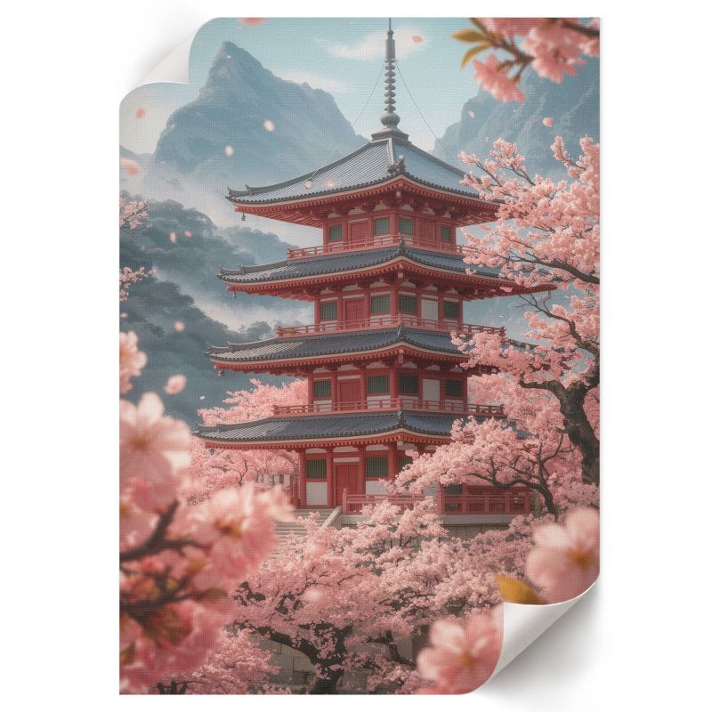 Plakat Do Salonu ArtPrintCave 21x29,7 cm Piękno Japonii Elena Rossi 1 szt.