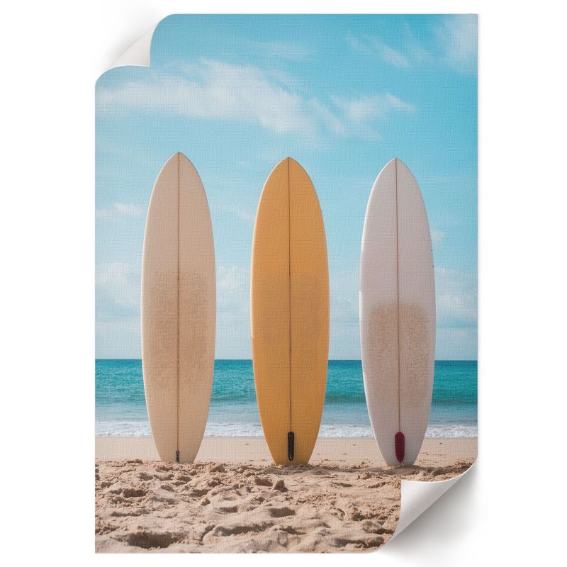 Grafika Na Ścianę ArtPrintCave 21x29,7 cm Surfing plaża Elena "Lumi" Ferri 1 szt.