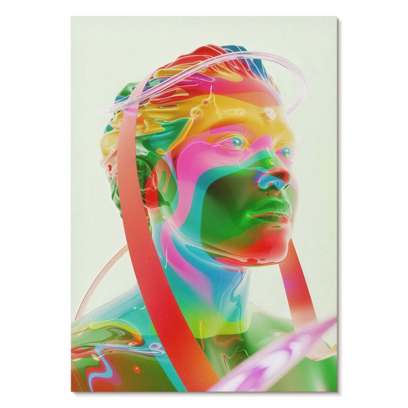 Nowoczesny Plakat na Płótnie Tulup 21x29,7 cm (A4) Kolorowy sen Do salonu, biura, 1 szt.