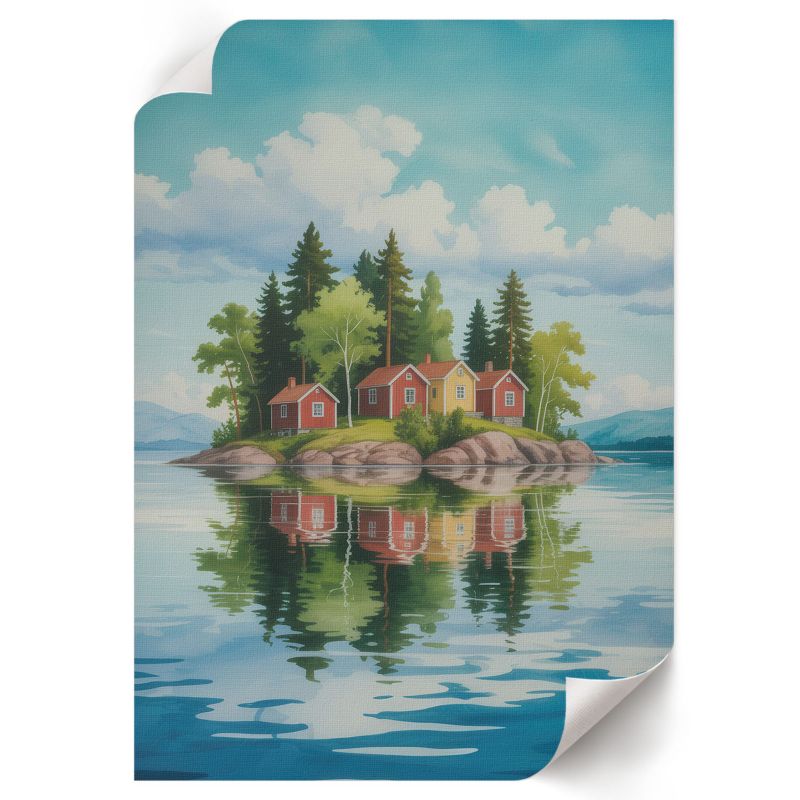 Plakat Ścienny ArtPrintCave 21x29,7 cm Wyspiarska sielanka Punkt Widzenia 1 szt.