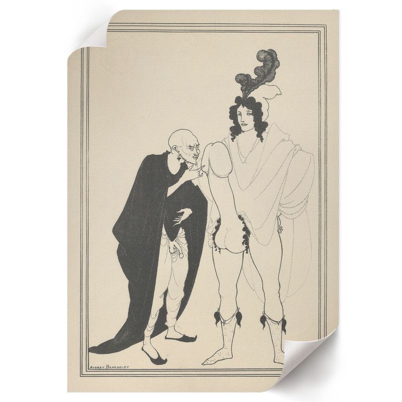 Plakat Ścienny ArtPrintCave 21x29,7 cm Egzamin Herolda Aubrey Beardsley 1 szt.
