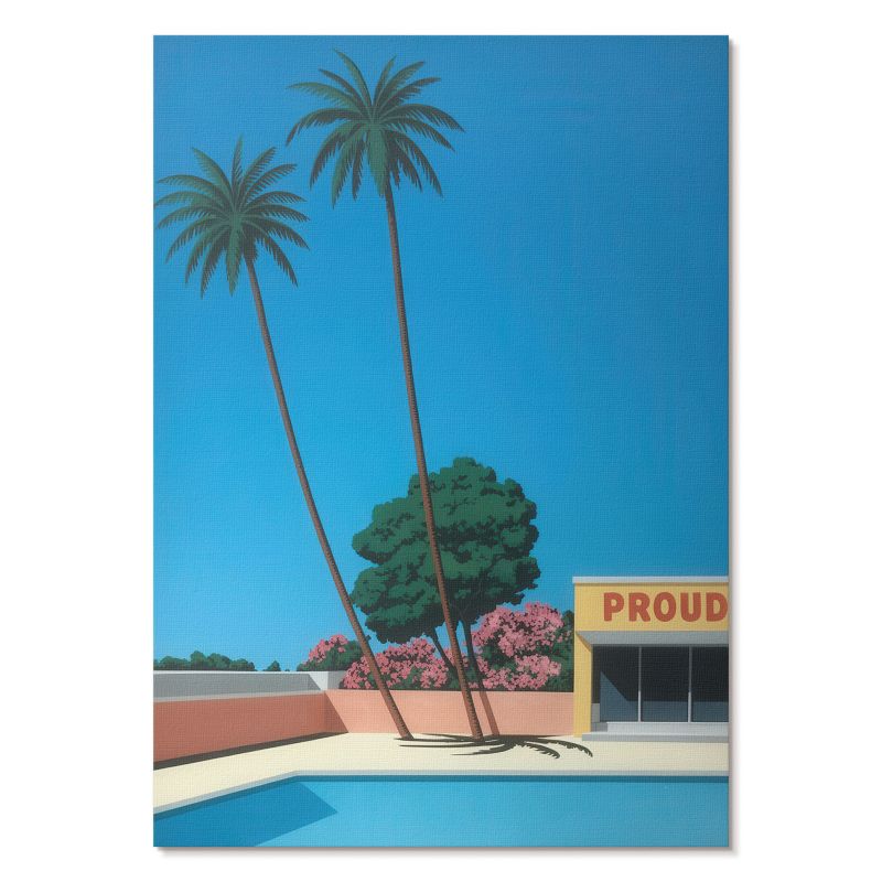 Plakat na Ścianę Tulup 21x29,7 cm (A4) Wakacja nad basenem Do salonu, biura, sypialni 1 szt.