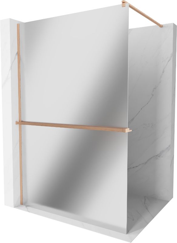 Ścianka prysznicowa Mexen Kioto+ miedź szczotkowana 90 x 200 cm 800-090-121-65-50 1 szt.