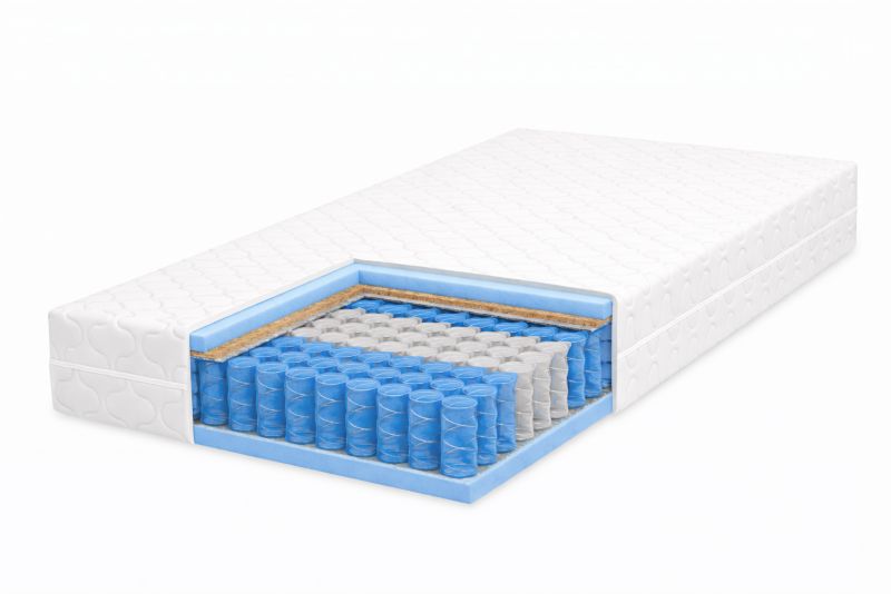 Materac kieszeniowy LUX POCKET kokos 7 stref H2/H3 140x200 HIT