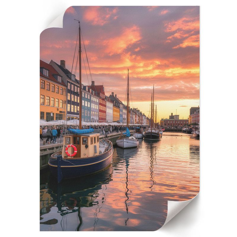 Plakat Do Pokoju Dziecka ArtPrintCave 21x29,7 cm Kolorowe nabrzeże View 1 szt.