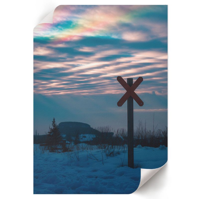 Plakat Na Ścianę ArtPrintCave 21x29,7 cm Zimowy krajobraz Izaak 1 szt.