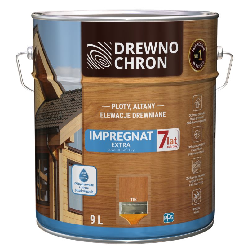 Impregnat Drewnochron Extra Powłokotwórczy tik 9 l