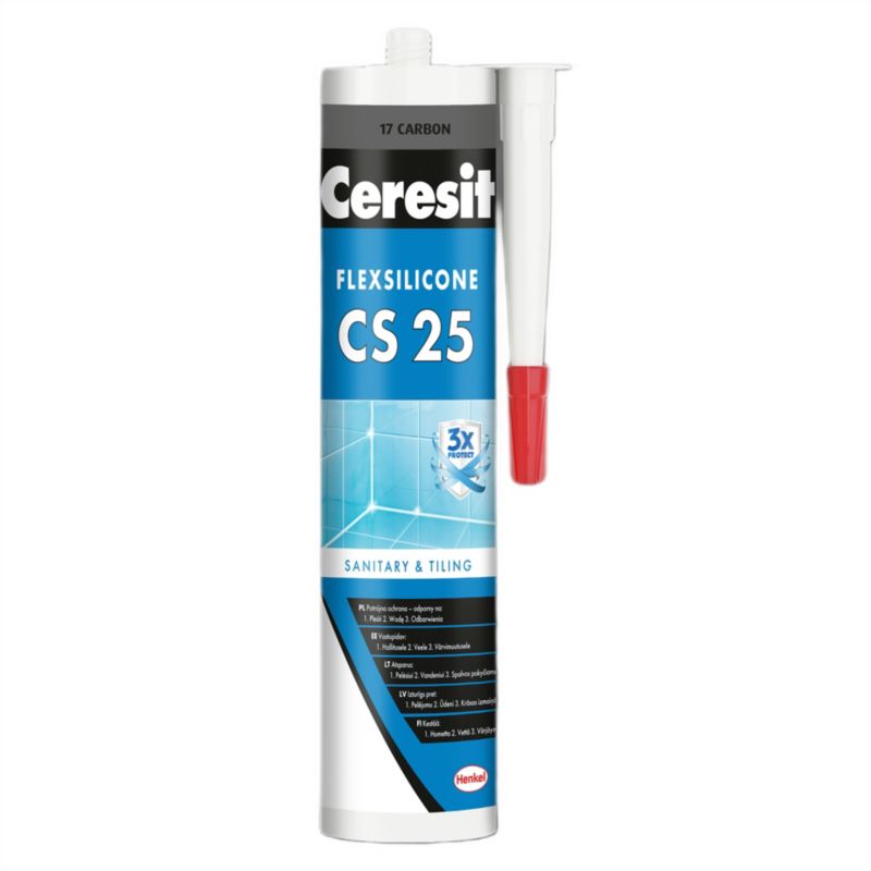 Silikon Ceresit CS25 Carbon 17 280 ml