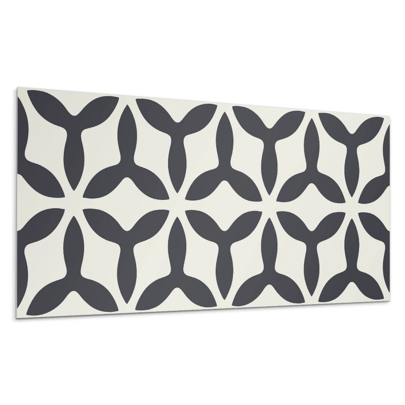 Panel samoprzylepny Wallfluent 120x60 cm Nowoczesny wzór z płetwami 1 szt.