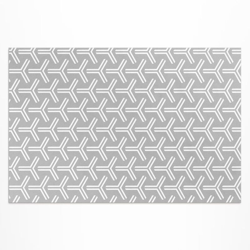 Zewnętrzny Dywan Winylowy Wallfluent 150x225 cm Regularny wzór dekoracyjny 1 szt.