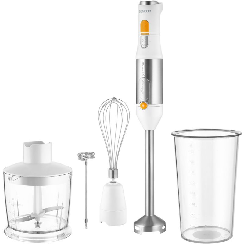 Blender Reczny Sencor SHB 6301WH 5W1 1200W Stal Nierdzewna Biały 1szt