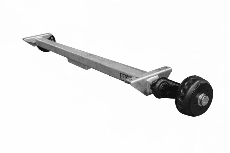 Oś hamowana Knott VGB13-M do przyczepy / lawety 1350kg 1750mm 2250mm 5x112 1 szt.