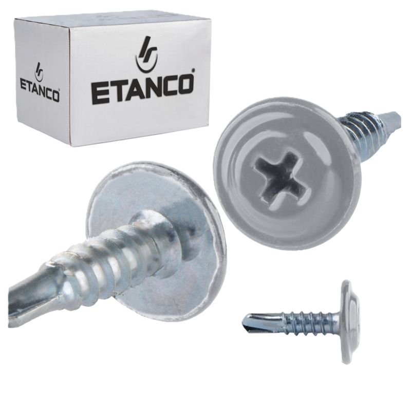 Wkręty podkładkowe Etanco GM-B 4,2x16 mm samowiercące RAL 9006 250szt