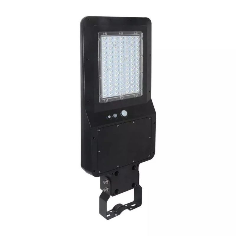 Naświetlacz solarny LED V-TAC czarny LED 40W 6000K 4800lm IP65 wym: 7,36 x 28,97 x 70,61 cm tworzywo sztuczne - 1 szt.
