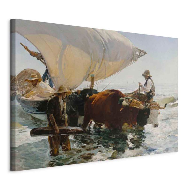 Obraz Artgeist Powrót z połowu 120 x 80 cm flizelina 1 szt